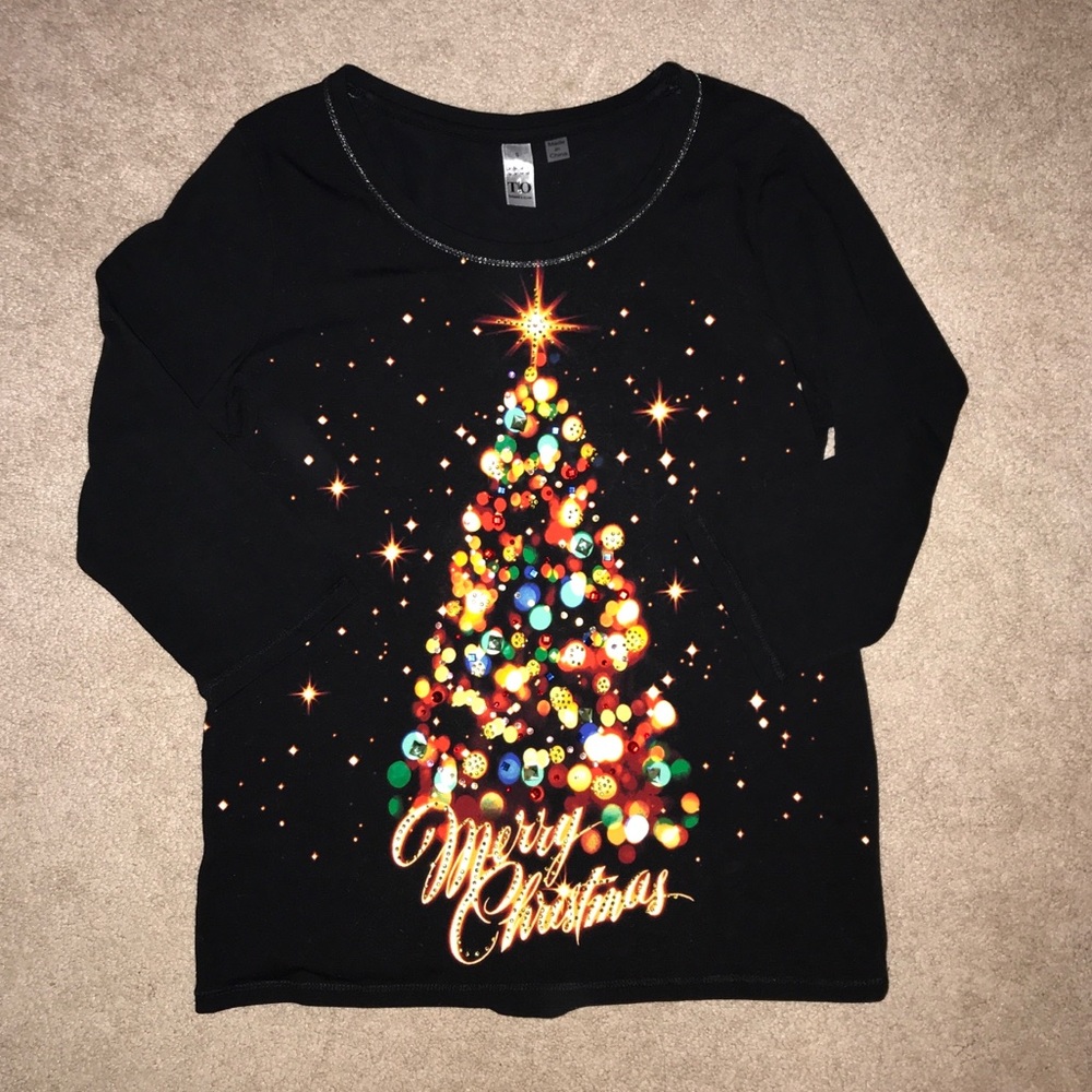 Merry Christmas holiday shirt size small